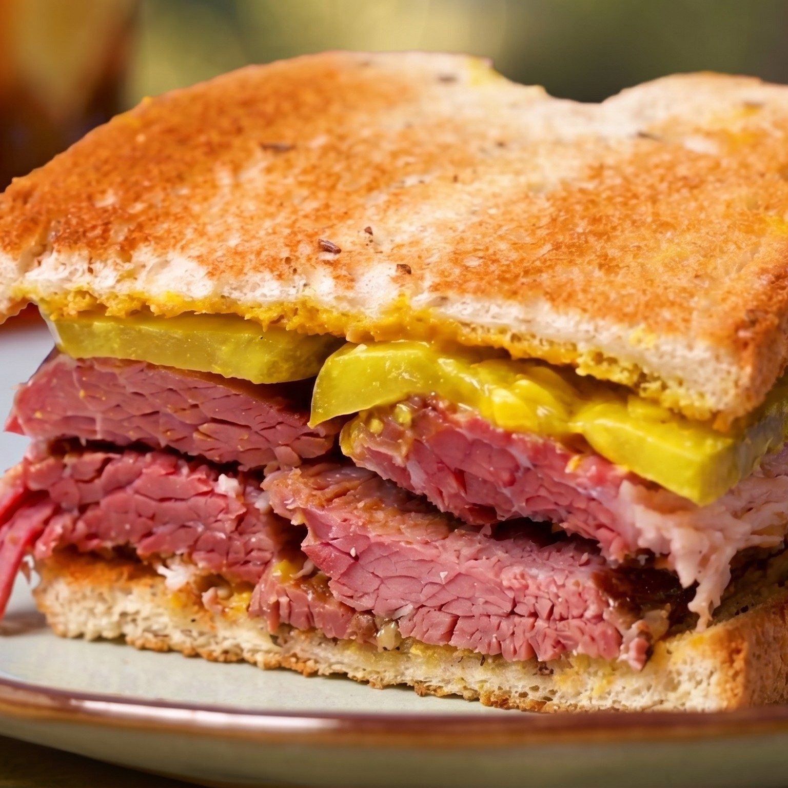 Hot Pastrami Sandwich.