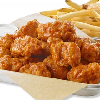 Buffalo Chicken Fingers with Fries
