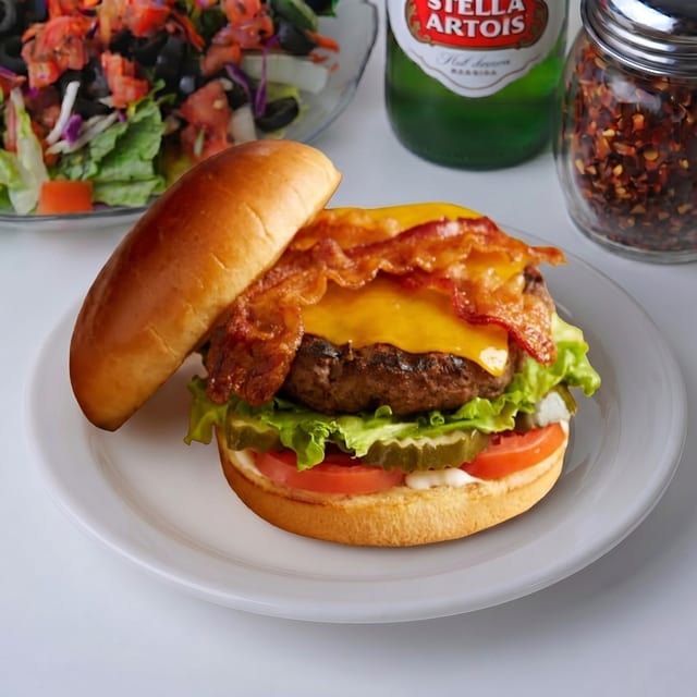 Bacon Cheeseburger.