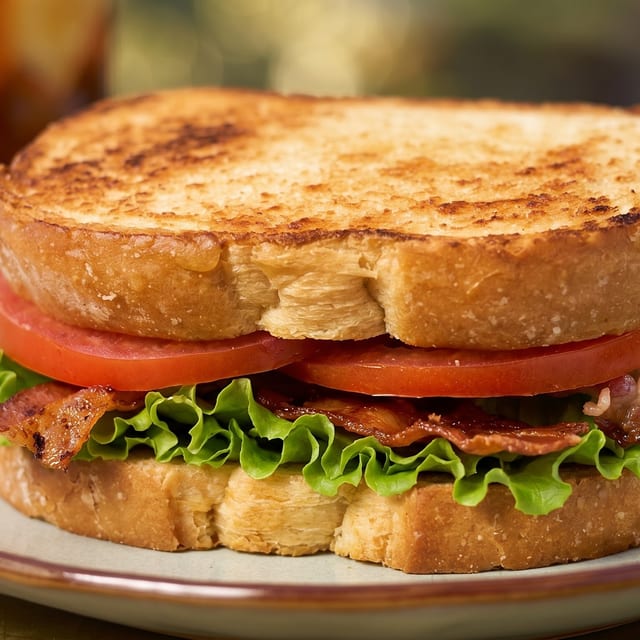 Bacon, Lettuce and Tomato Sandwich.