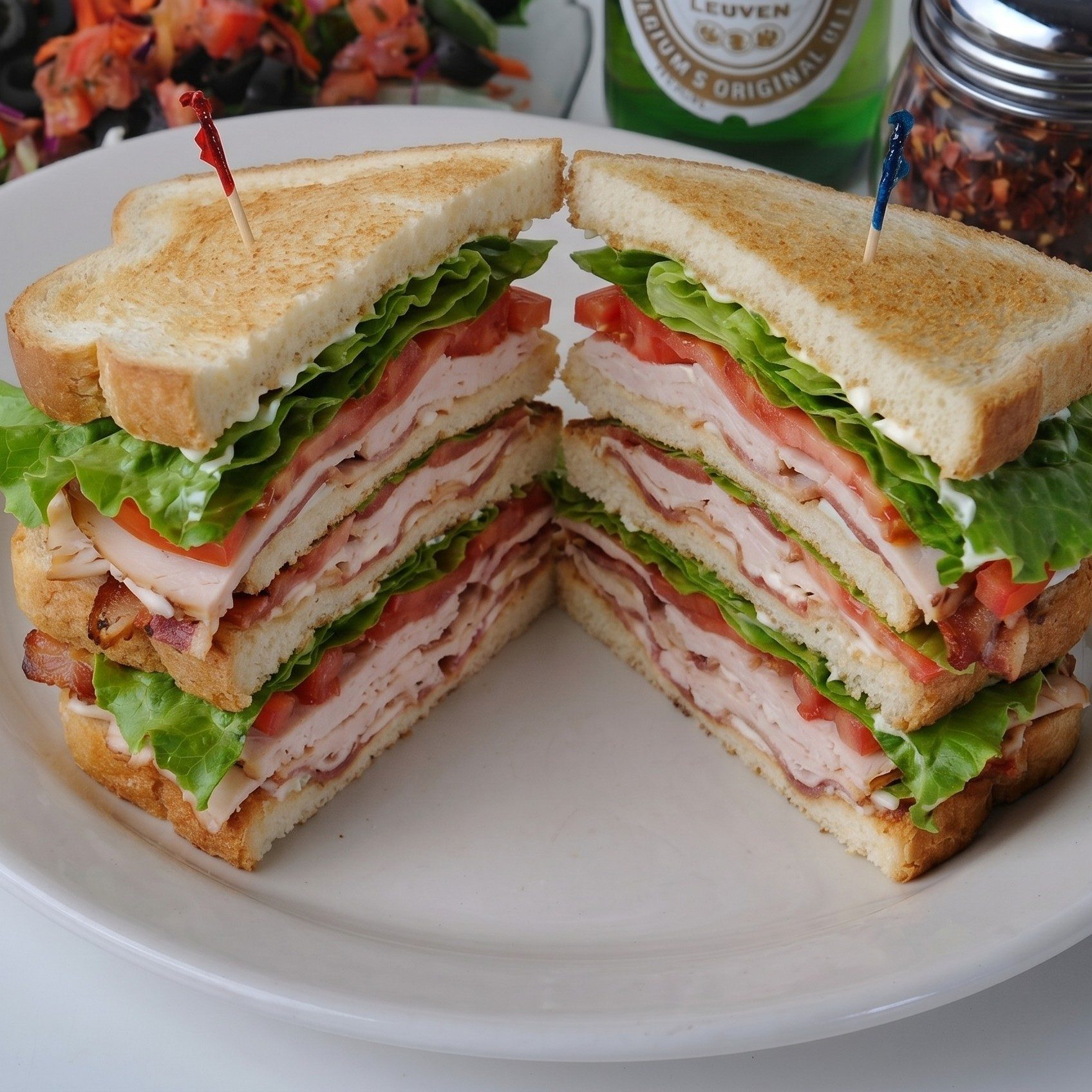 Smoked Turkey Breast Club.