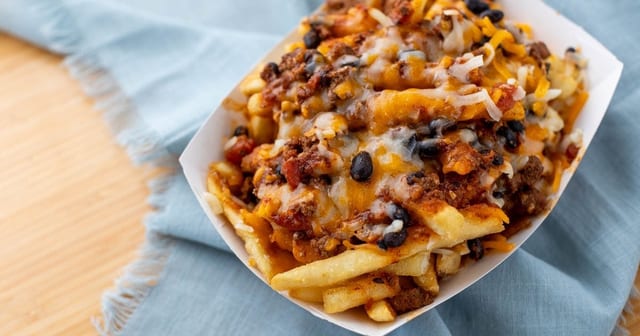 French Fries with Chili and Cheese.