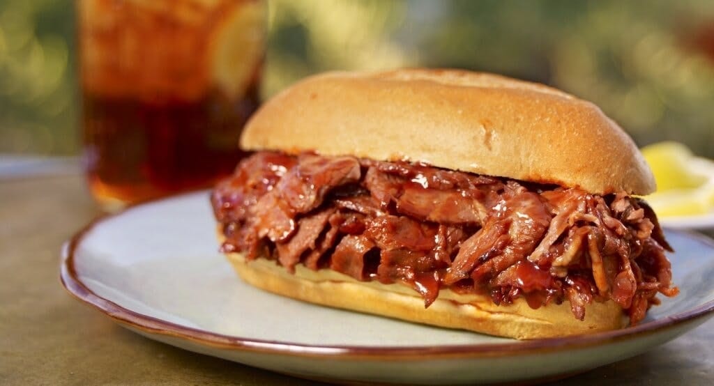 Bar-B-Que Beef Sandwich.